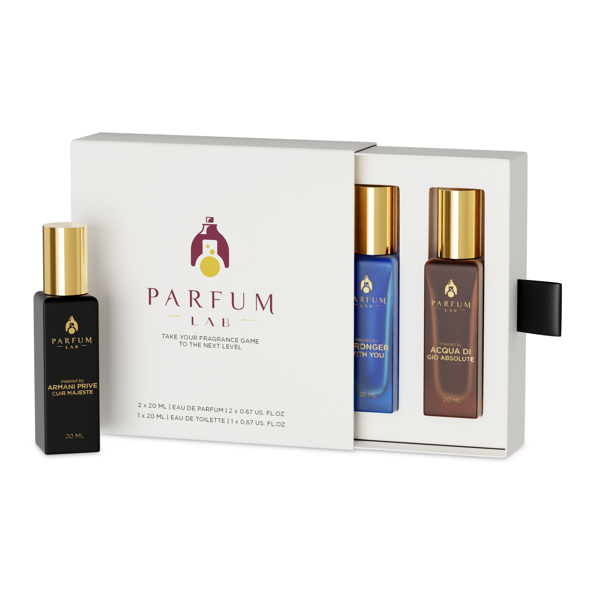 Trial Set Inspired by Armani Pack of 3 Parfum Lab Store